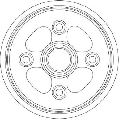 Bremstrommel | CHEVROLET Matiz, Spark 05 | DB4555