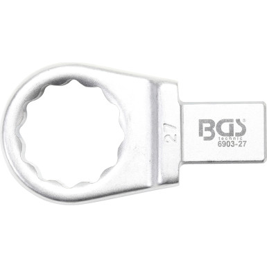 BGS Einsteck-Ringschlüssel | 27 mm | Aufnahme 14 x 18 | 6903-27