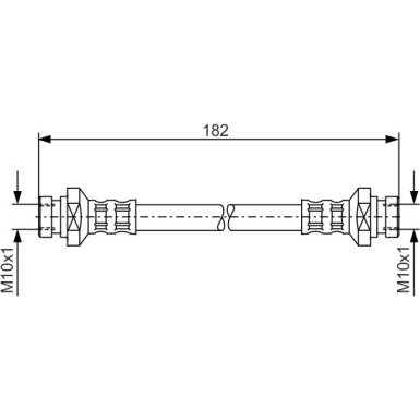Bremsschlauch | MITSUBISHI Pajero,L 200 | 1987481010 Bremsschlauch | MITSUBISHI Pajero,L 200 | 1987481010