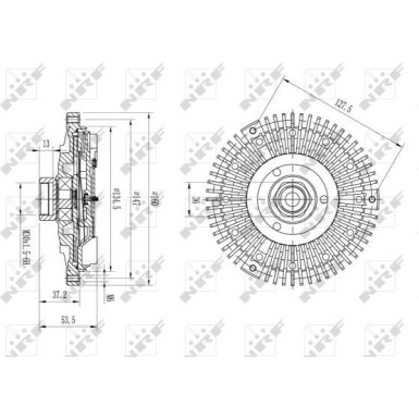 Kupplung, Kühlerlüfter | NRF49633 Kupplung, Kühlerlüfter | NRF49633