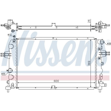 Wasserkühler PKW | OPEL ASTRA H 2,0TURBO S | 63111A