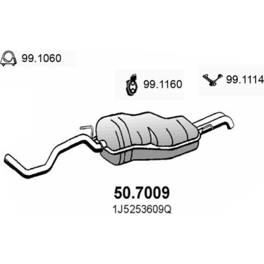 50.7009 Endschalldämpfer