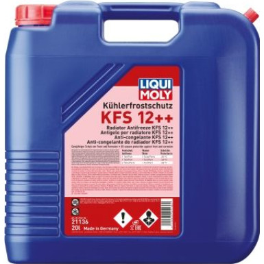 Liqui Moly Kühlerfrostschutz KFS 12++ 20 l | 20 Liter, Kanister Kunststoff Liqui Moly Kühlerfrostschutz KFS 12++ 20 l | 20 Liter, Kanister Kunststoff