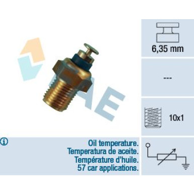 FAE Sensor, Öltemperatur