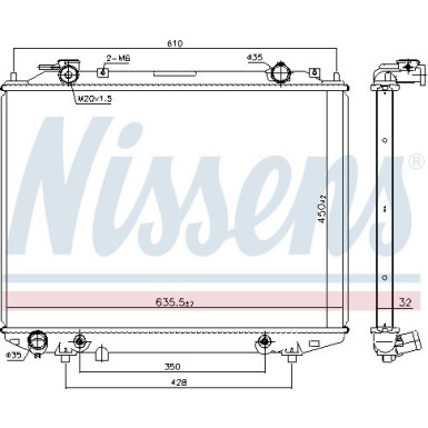 Wasserkühler PKW | MAZDA BT50 3.0 D 06 | 68535