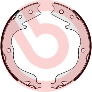 Bremsbackensatz HA CITROEN C-Crosser PEUGEOT 4007 SUBARU 03-15 ESSENTIAL LINE S 61 542