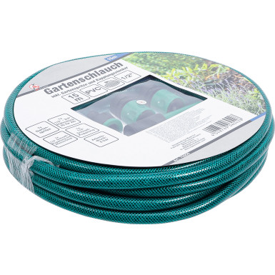 BGS Wasserschlauch PVC mit Wasserspritze und Schnellkupplungen 15 m 6-tlg BGS Do it yourself 70906
