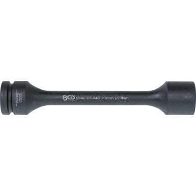 BGS Torsions-Kraft-Steckschlüssel-Einsatz Sechskant | Antrieb Innenvierkant 25 mm (1"""") | SW 33 mm | 650 Nm | 6946