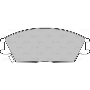 VALEO Bremsbeläge 598052