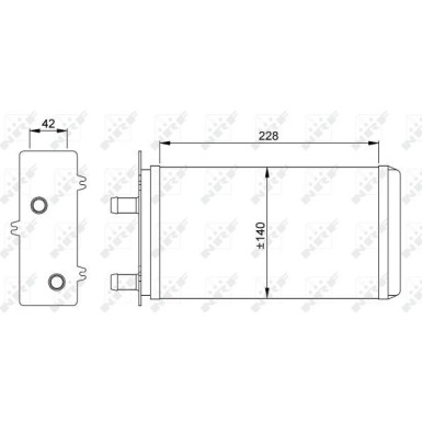 NRF Heizkörper 53214 NRF Heizkörper 53214
