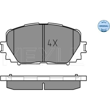 Bremsbelagsatz Toyota P. Yaris 06- Ver. Japan | 025 247 0817