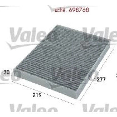 VALEO Innenraumfilter | 698768