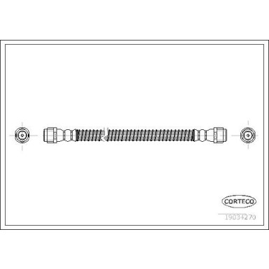 CORTECO Bremsschlauch | 19034270
