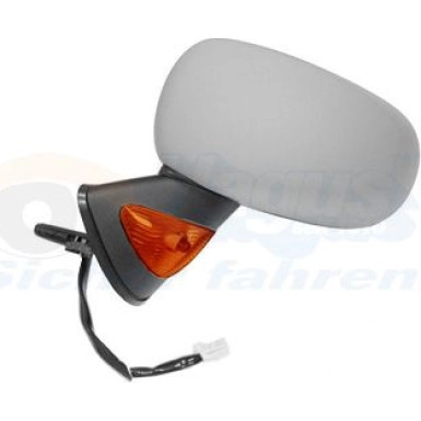 Aussenspiegel li. elek. Verstell. bhz Renault Modus asph., Blinker gelb gru. OE 7701060074 HAGUS