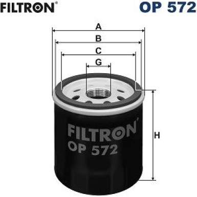 FILTRON Ölfilter | OP 572