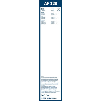 AF120 BOSCH | Aerofit | 750/650mm | 3397014493