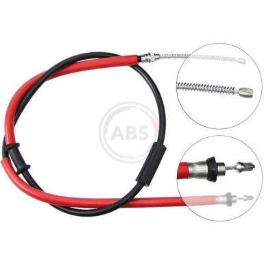 A.B.S. Handbremsseil Seilzug Festellbremse K10538 A.B.S. Handbremsseil Seilzug Festellbremse K10538