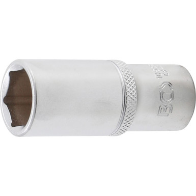 BGS Steckschlüssel-Einsatz Sechskant, tief | Antrieb Innenvierkant 10 mm (3/8"""") | SW 18 mm | 10538
