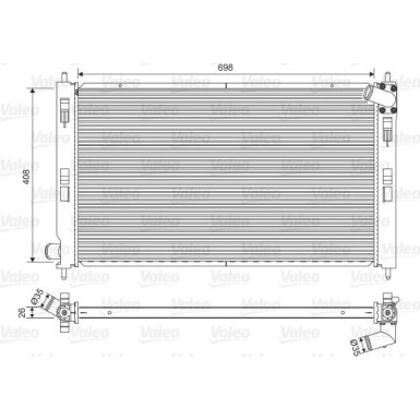 VALEO Motorkühler | 701577