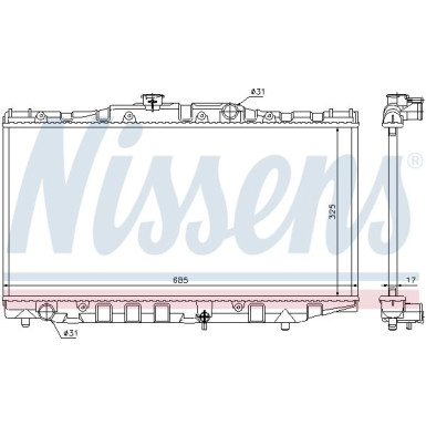 Wasserkühler PKW | TOYOTA COROLLA 83 | 64851 Wasserkühler PKW | TOYOTA COROLLA 83 | 64851