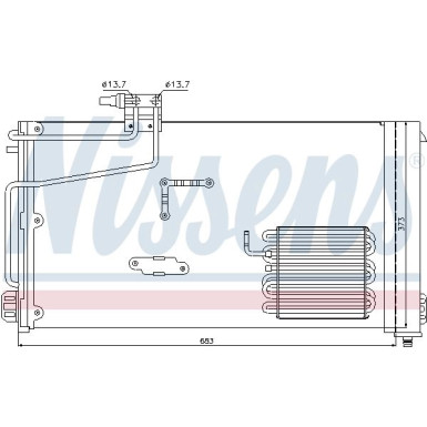 Kondensator PKW MERCEDES C-Klasse 00 FIRST FIT 94545