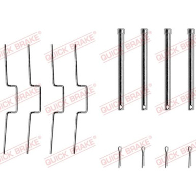 ZUBEHÖRSATZ, SCHEIBENBREMSBELAG | QB109-1176 ZUBEHÖRSATZ, SCHEIBENBREMSBELAG | QB109-1176