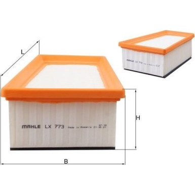MAHLE Luftfilter | LX 773
