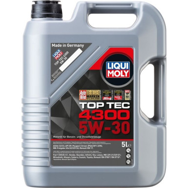 Liqui Moly Top Tec 4300 5W-30 5 l | 3741 | 5L Kanister Kunststoff