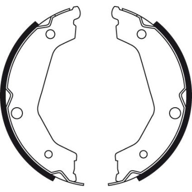 GS8722 Bremsbackensatz, Feststellbremse