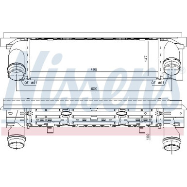 Ladeluftkühler PKW BMW 3 F30 11 FIRST FIT 96344