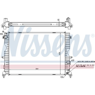 Wasserkühler PKW | LAND ROVER Discovery 2.5 TD5 | 64312A