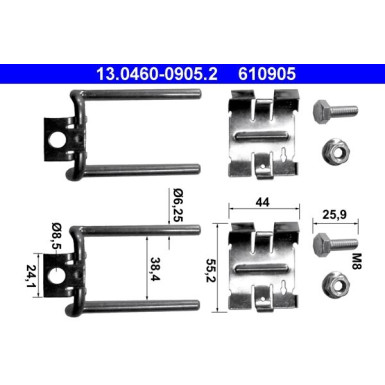 ATE Zubehör, Bremsbeläge 13.0460-0905.2