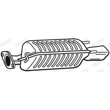 WALKER Endschalldämpfer 21494