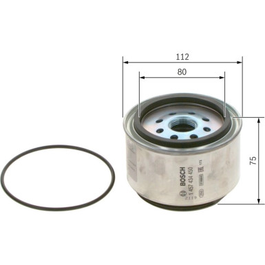 Kraftstofffilter | CHRYSLER,DODGE | 1457434450