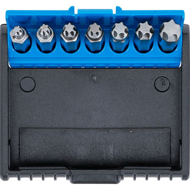 BGS Schraubenausdreher-Satz | für defektes T-Profil (für Torx) T10 - T40 | 7-tlg | 5284