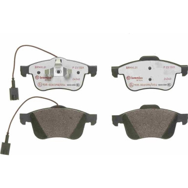 BREMBO Bremsklötze Xtra VA ALFA Giulietta 10 XTRA LINE P 23 132X