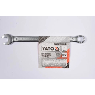YT-0337 Maulringschlüssel 8mm Polierte K÷Pfe