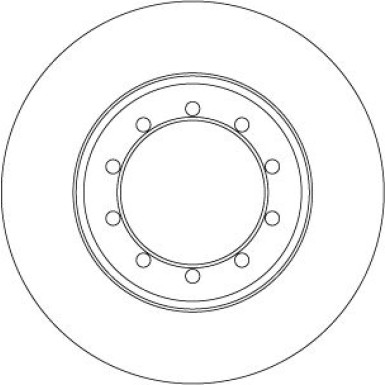 Bremsscheibe Ford T. Transit 2.2-3.2 Tdci 06-14 Rwd | DF6711