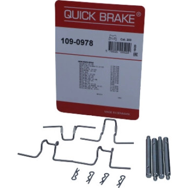 Zusatzsatz, Scheibenbremsbelag | 109-0978