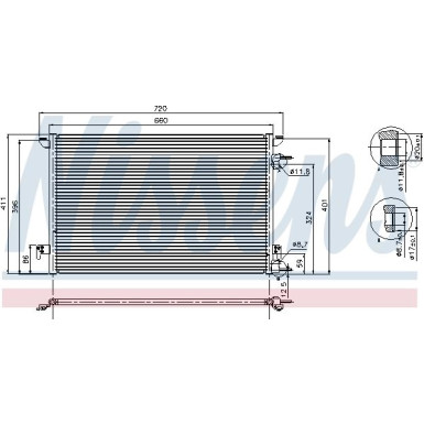 Kondensator PKW OPEL Vectra C Diesel 02 FIRST FIT 94598