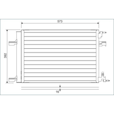 VALEO Klimaanlagenkühler 814201