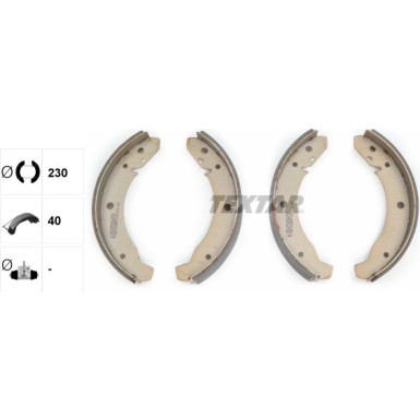 91007800 Bremsbackensatz