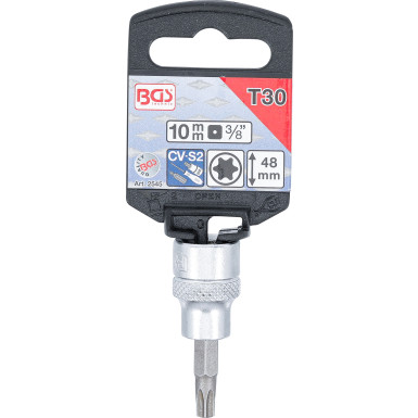BGS Bit-Einsatz | Antrieb Innenvierkant 10 mm (3/8"""") | T-Profil (für Torx) T30 | 2545