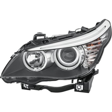 Scheinwerfer L H7/H7/H6W +MOT HELLA PQ | BMW 5ER E60/61 3,07-10,10 | 1EL 009 449-011
