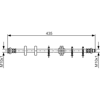 Bremsschlauch | BMW,OPEL | 1987481189