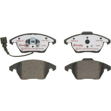 BREMBO Bremsklötze Xtra VA AUDI SEAT SKODA VW 03-18 XTRA LINE P 85 146X