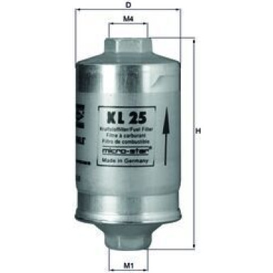 MAHLE Kraftstofffilter MAHLE Kraftstofffilter
