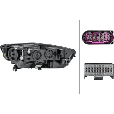 BI-XEN SW L D5S H7 LED+TGFL+KRVL HELL PQ | AUDI A6 10,14-9,18 -LAMPE -STG -ZG | 1EL 012 976-011