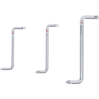 BGS Winkel-Schraubendreher-Satz Schlitz/Kreuzschlitz 3-tlg BGS Do it yourself 7982