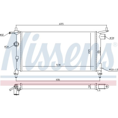 Wasserkühler PKW | OPEL Combo,Corsa B,Tigra | 632851